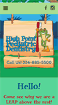 Mobile Screenshot of highpointpediatricdentistry.com